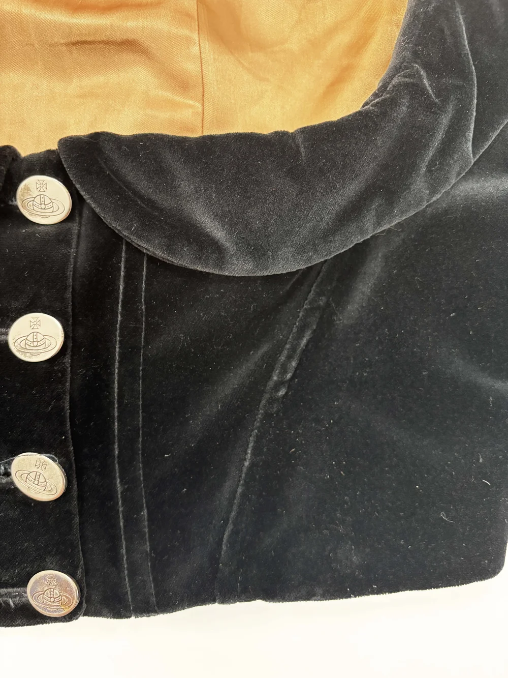 Vivienne Westwood F/W 1988 velvet corset jacket — JAMES VELORIA